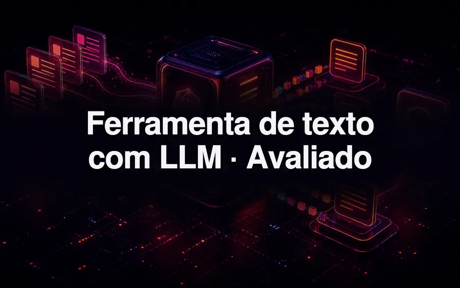Ferramenta de texto com LLM · Avaliado