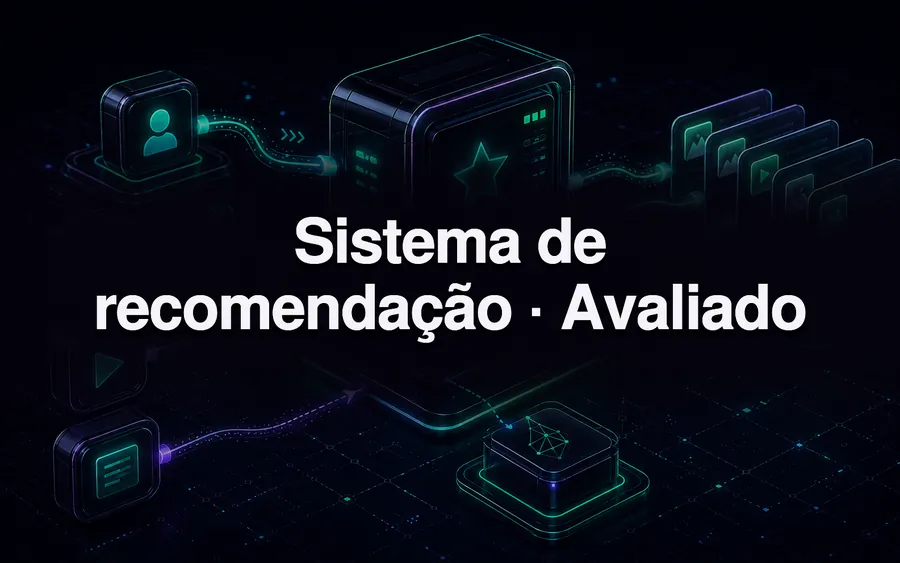 Sistema de recomendação · Avaliado